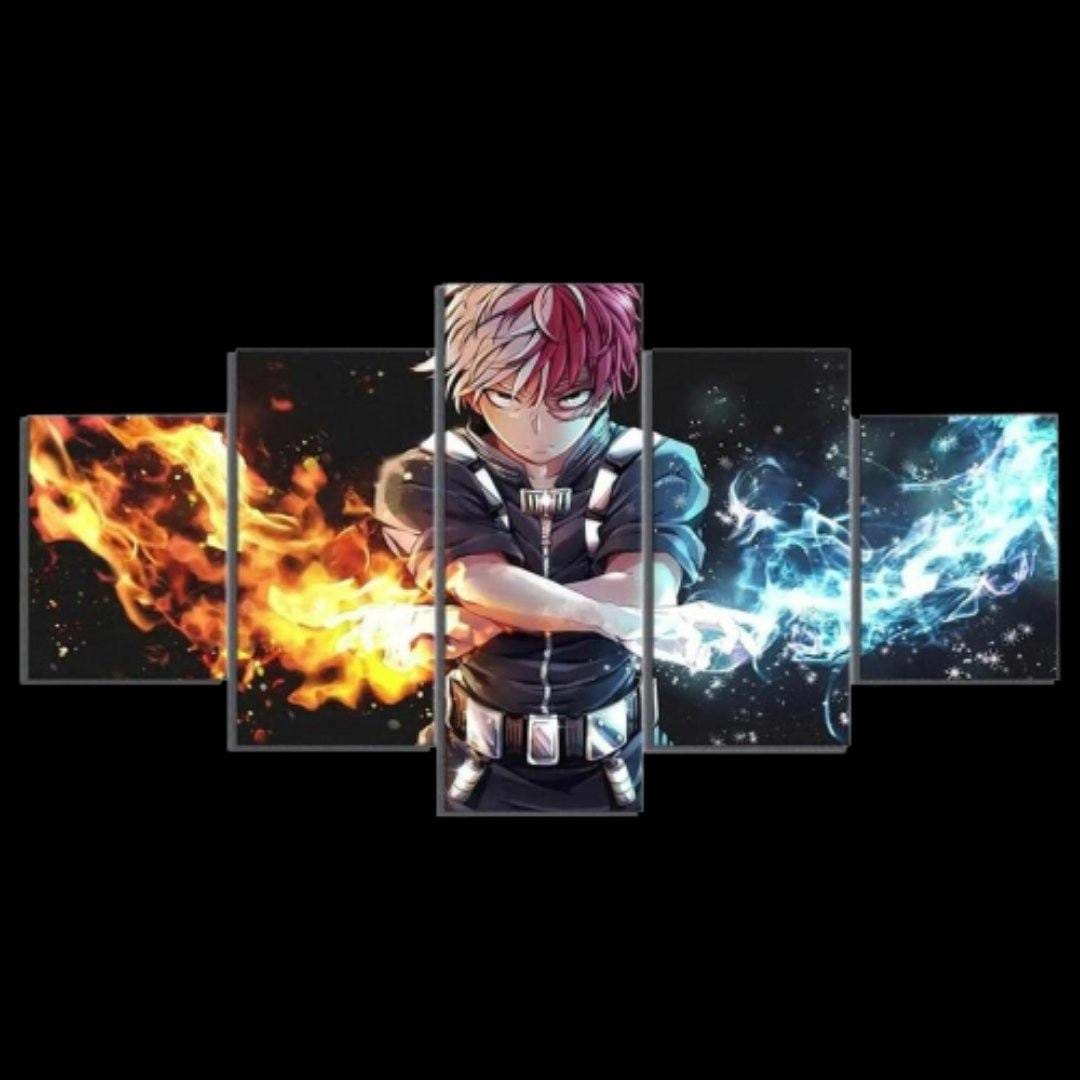 Anime - Gemälde und Rahmen