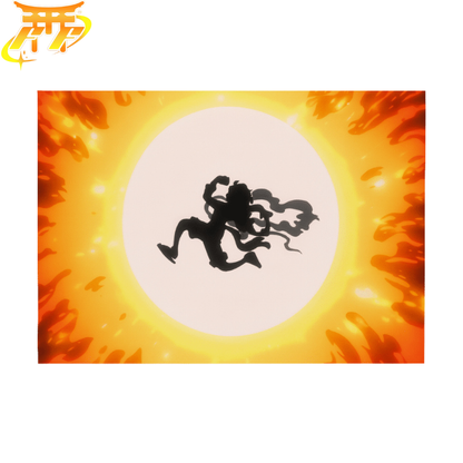 Drapeau Luffy "Silhouette Gear 5" – One Piece™