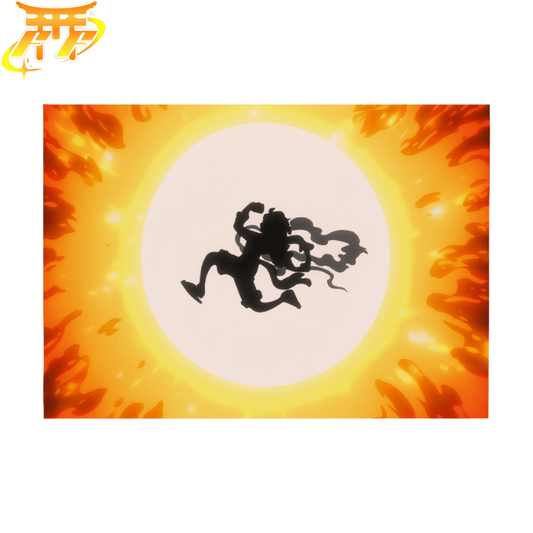 Drapeau Luffy "Silhouette Gear 5" – One Piece™