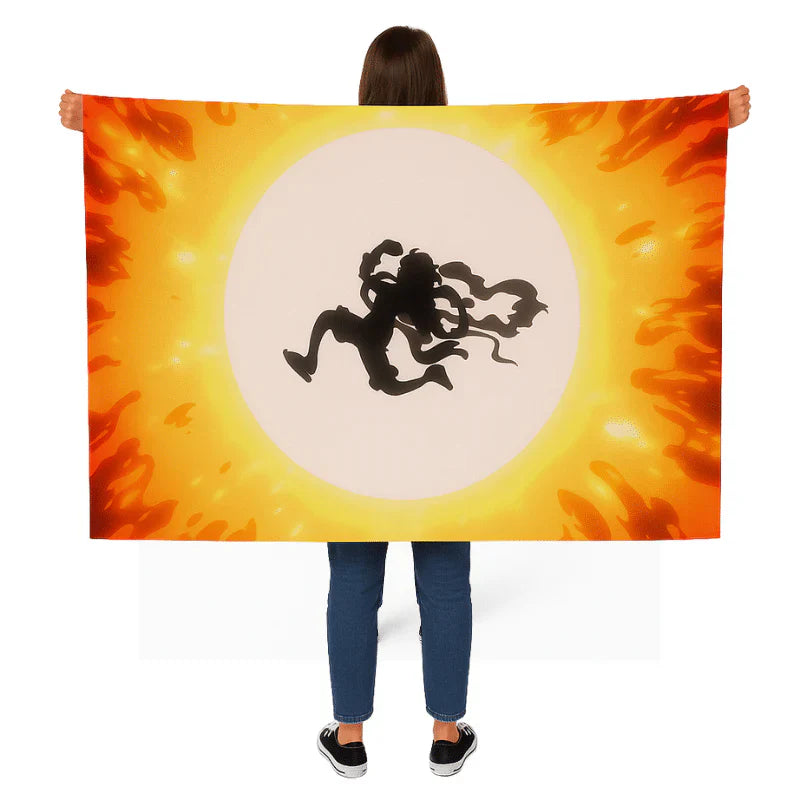 Drapeau Luffy "Silhouette Gear 5" – One Piece™