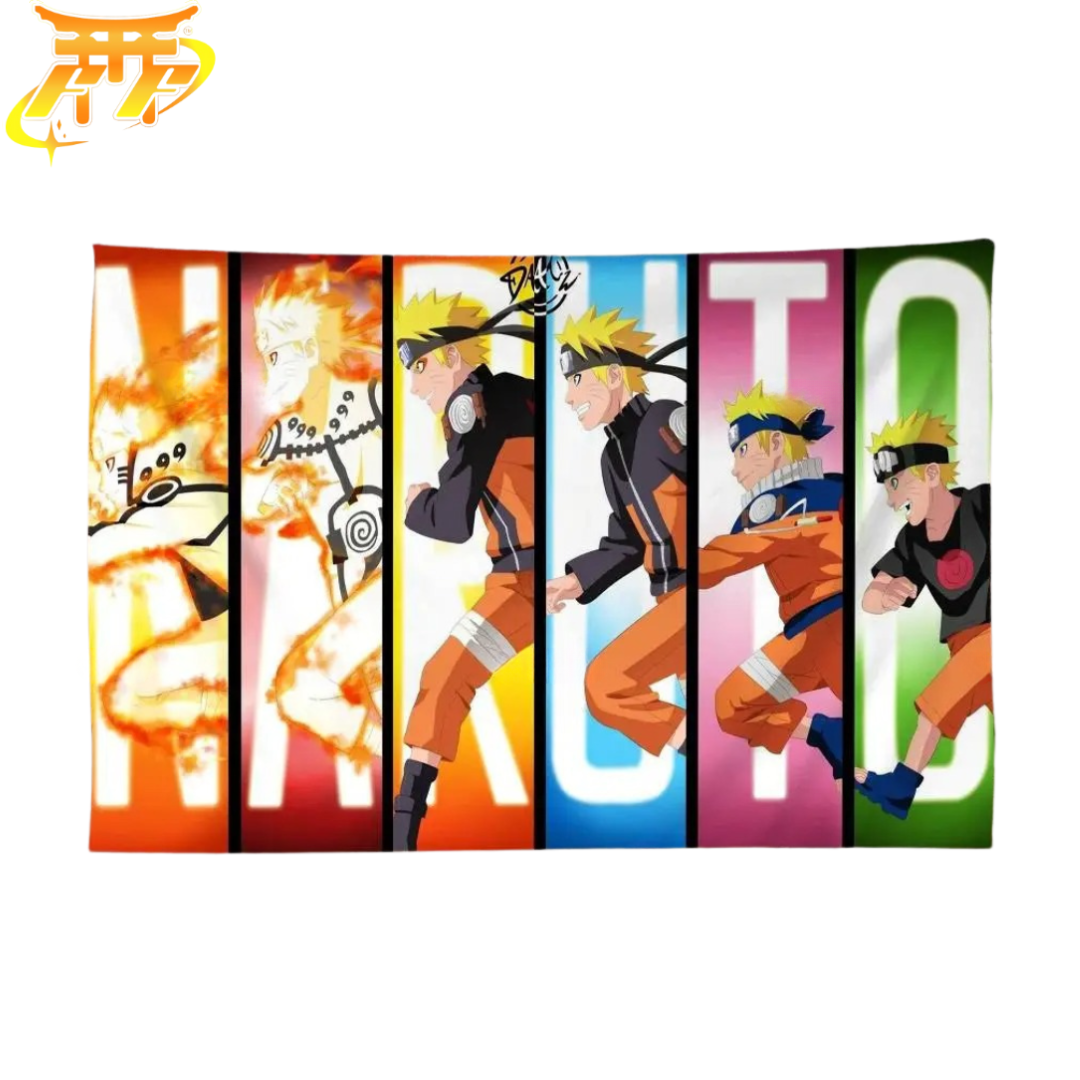 Naruto „Entwicklung des Helden“ Flagge – Naruto™