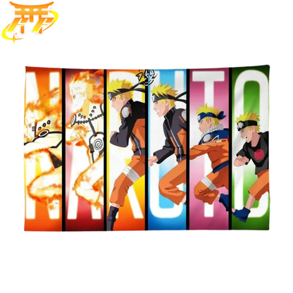 Naruto „Entwicklung des Helden“ Flagge – Naruto™