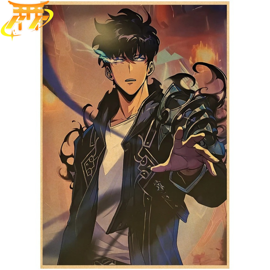 Sung Jinwoo Poster „Beschwörung der Schatten“ - Solo Leveling™