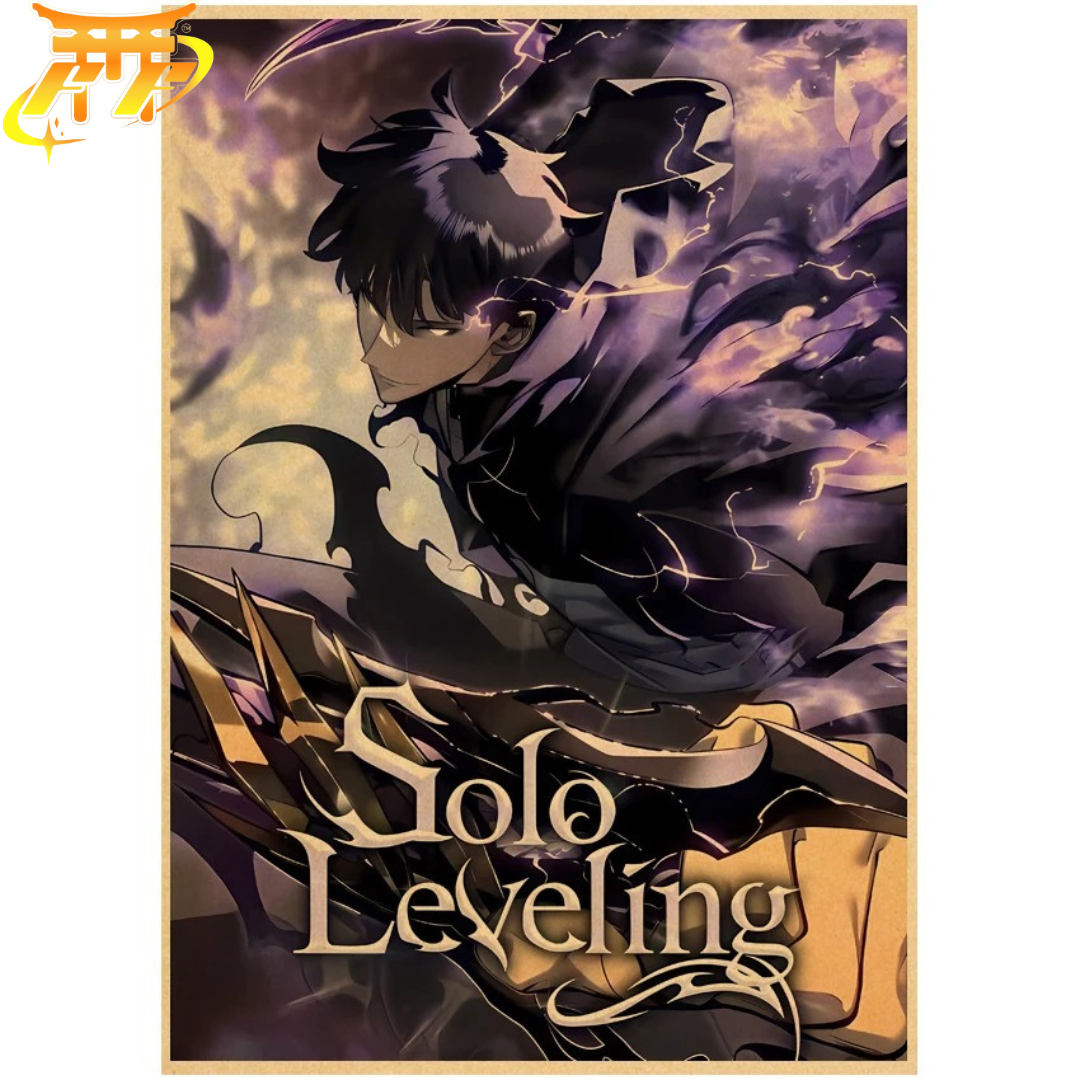 Sung Jinwoo Poster „Macht der Schatten“ - Solo Leveling™