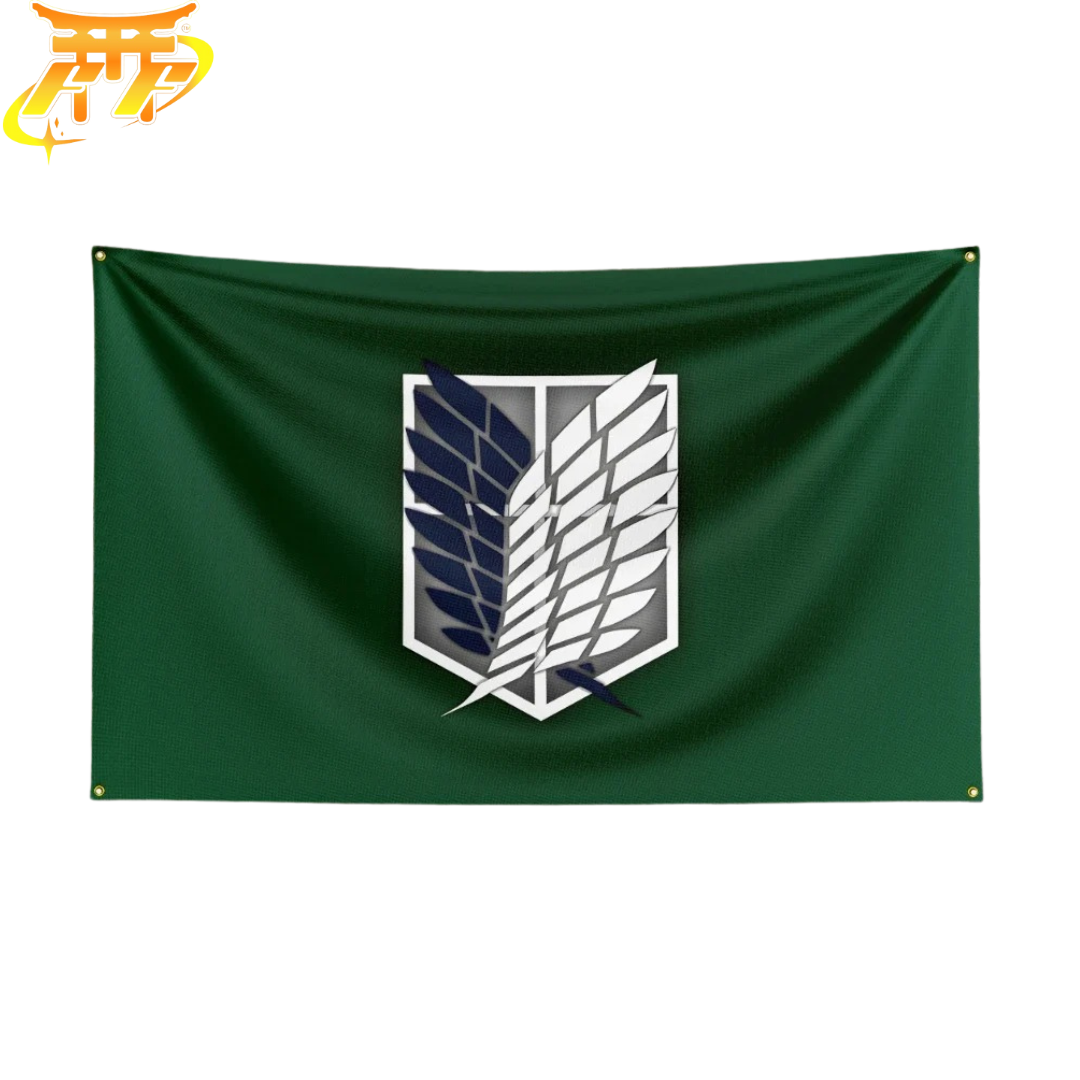 Wappen der Flügel der Freiheit Flagge – Attack on Titan™