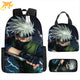 Kakashi Hatake Rucksack mit Federmäppchen und Tasche - Naruto Shippuden™