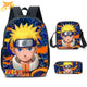 Naruto Genin Rucksack mit Federmäppchen und Tasche - Naruto Shippuden™