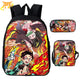 Nezuko x Tanjiro Kamado Rucksack mit Federmäppchen und Tasche - Demon Slayer™