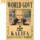 Kalifa Wanted Poster – One Piece™