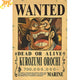 Orochi Wanted Poster – One Piece™