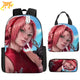 Sakura Realist Art Rucksack mit Federmäppchen und Tasche - Naruto Shippuden™
