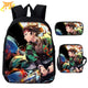 Tanjiro Feuer & Wasser Rucksack mit Federmäppchen und Tasche - Demon Slayer™