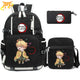 Zenitsu Rucksack mit Federmäppchen und Tasche - Demon Slayer™